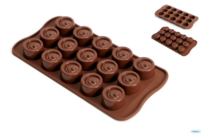 Choco-Stampo Cioccolatini N.15 Vertigo Tondi Scg04