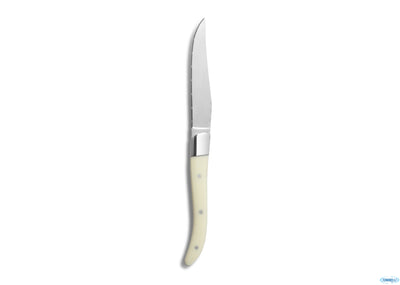 Chuleteros Hq Coltello Steak Microseghettato Acr Manico White 7442