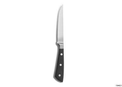 Chuleteros Hq Coltello Steak Lama Liscia Montblanc Color Black Manico Legno 7444