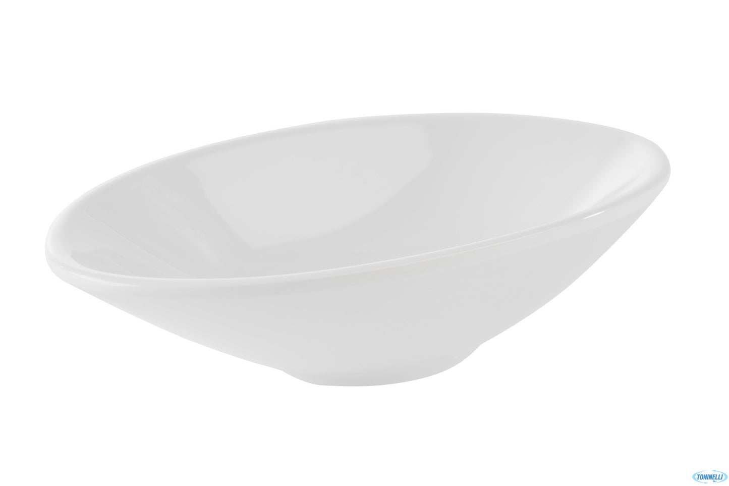 Mini-Coppetta Finger Melamina Bianco Cm.13,5X7,5Xh.3 84446