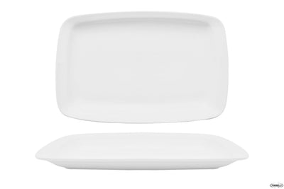 Vassoio Rettangolare Classic White Cm.35x23 - Confezione da 4 Pz.