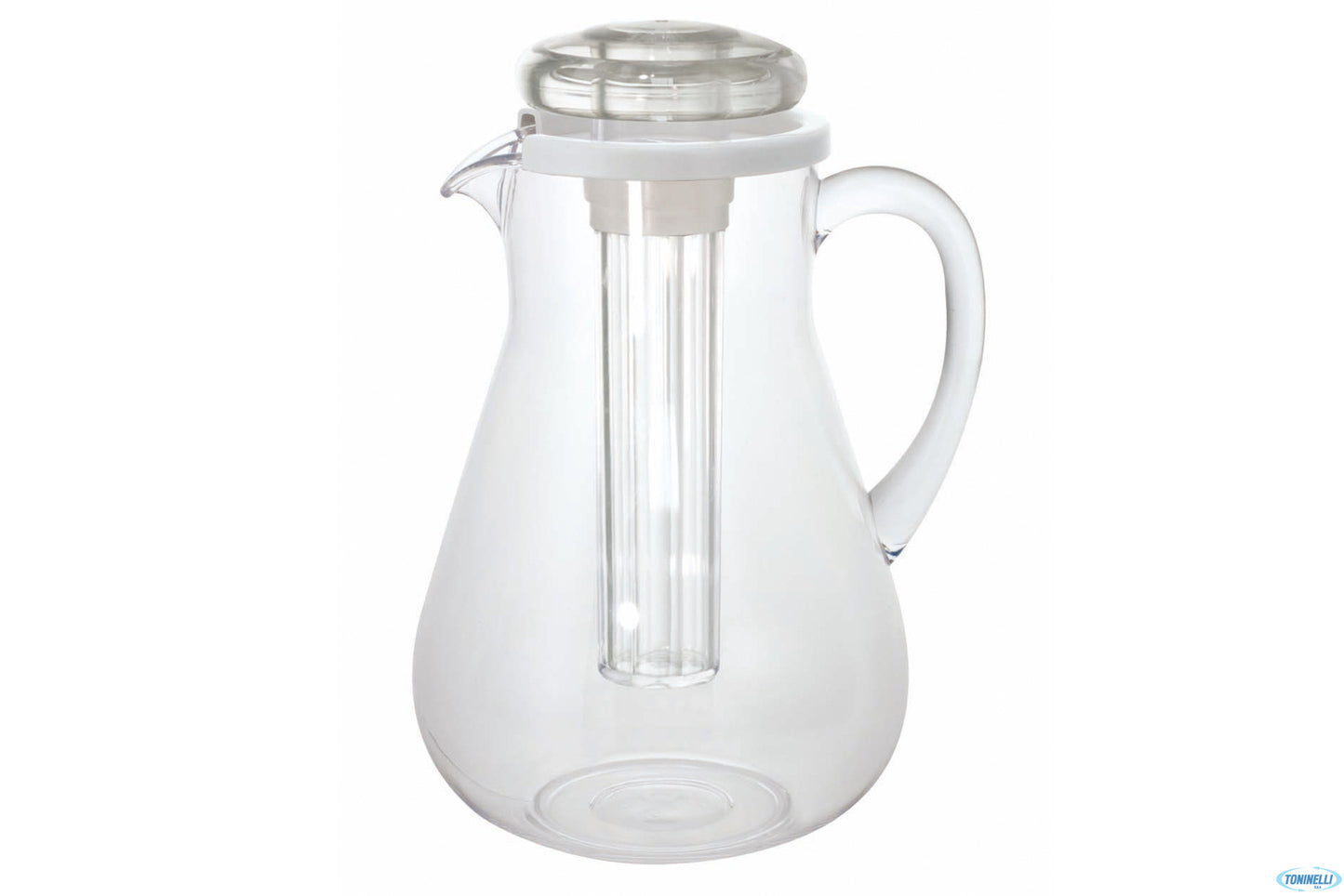 Crystal-Caraffa C.Coperchio E Refrigeneratore Lt.3 2504