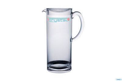 Crystal-Caraffa Con Coperchio Acrilico Lt2