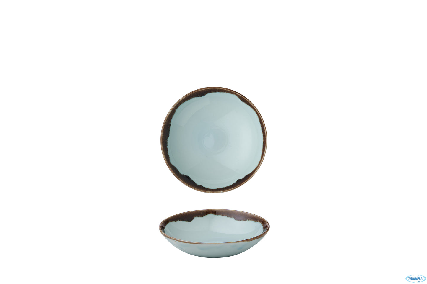 Dudson-Harvest Turquoise Piatto Fondo Coupe Cm 18,2 Hvtqevb71