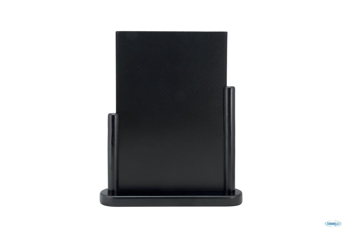 Elegant - Lavagna Da Tavolo, Base In Legno Colore Nero Modello Medio A5 Cm 20X6 H 23,3 Ele-Bl-