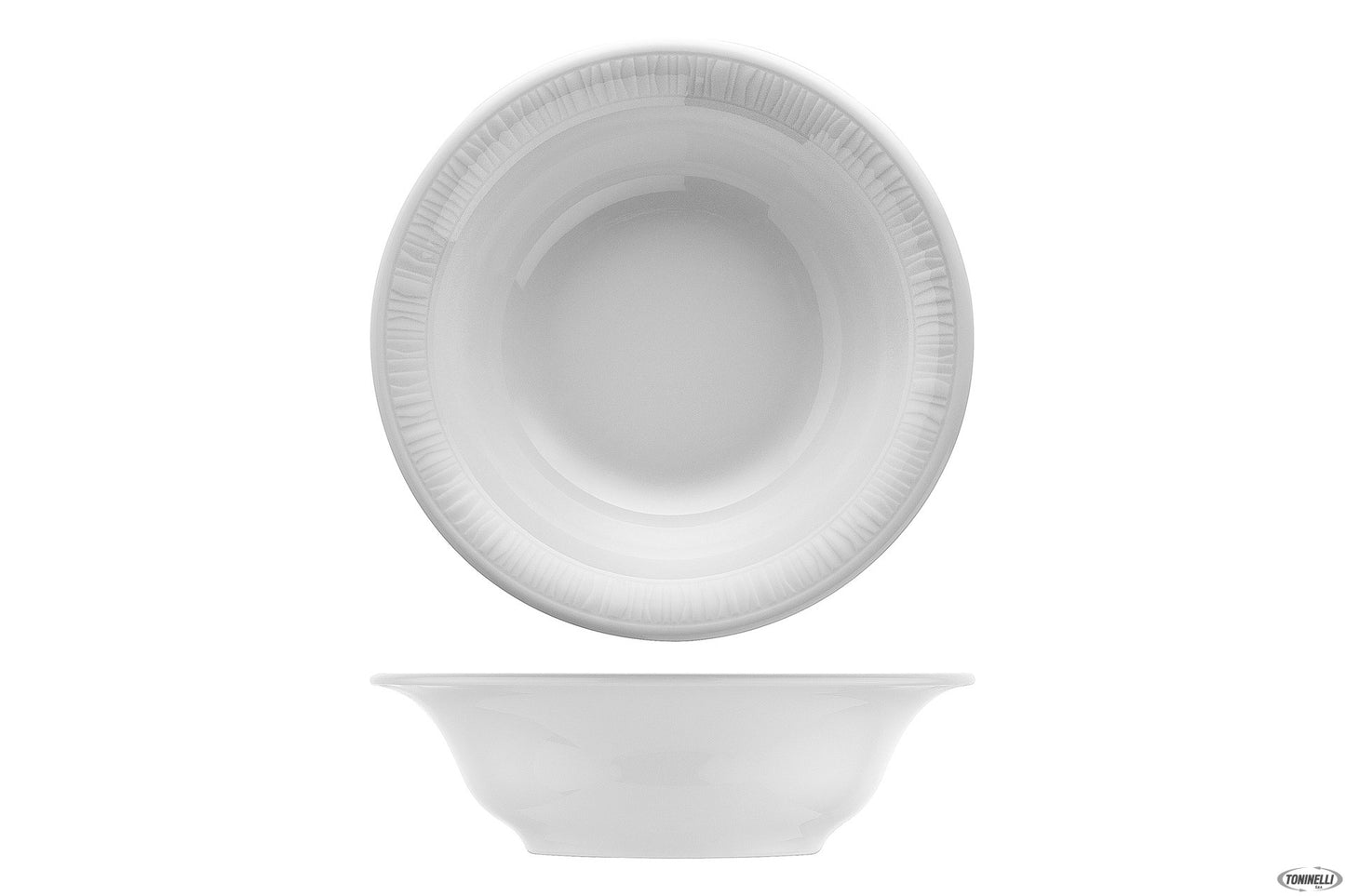Insalatiera Emotion Bianco Ø Cm.23 - Confezione da 6 Pz.