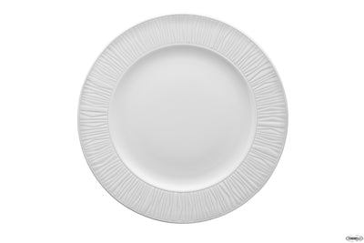 Piatto Piano Emotion Bianco Ø Cm.27 - Confezione da 12 Pz.
