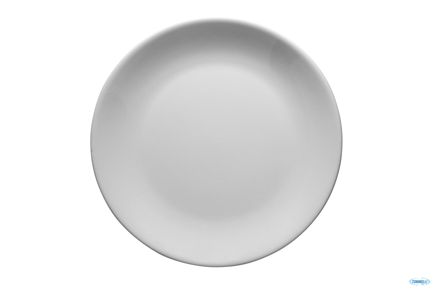 Piatto Frutta Ent Bianco Ø Cm.21 - Confezione da 12 Pz.