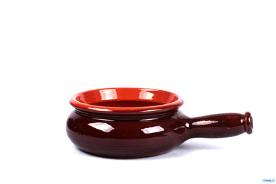 Etrusca-Casseruola Terracotta1 Manico Cm 22 Terra