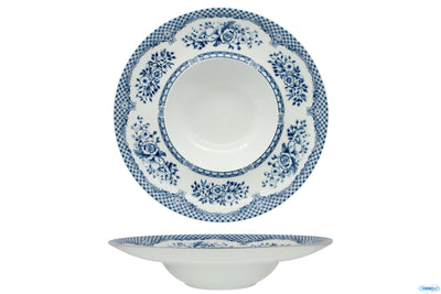 Florence Provence Blu-Pasta Bowl Diametro Cm 28 Invito Interno Diametro Cm 14,5 Sh00012028-Fb