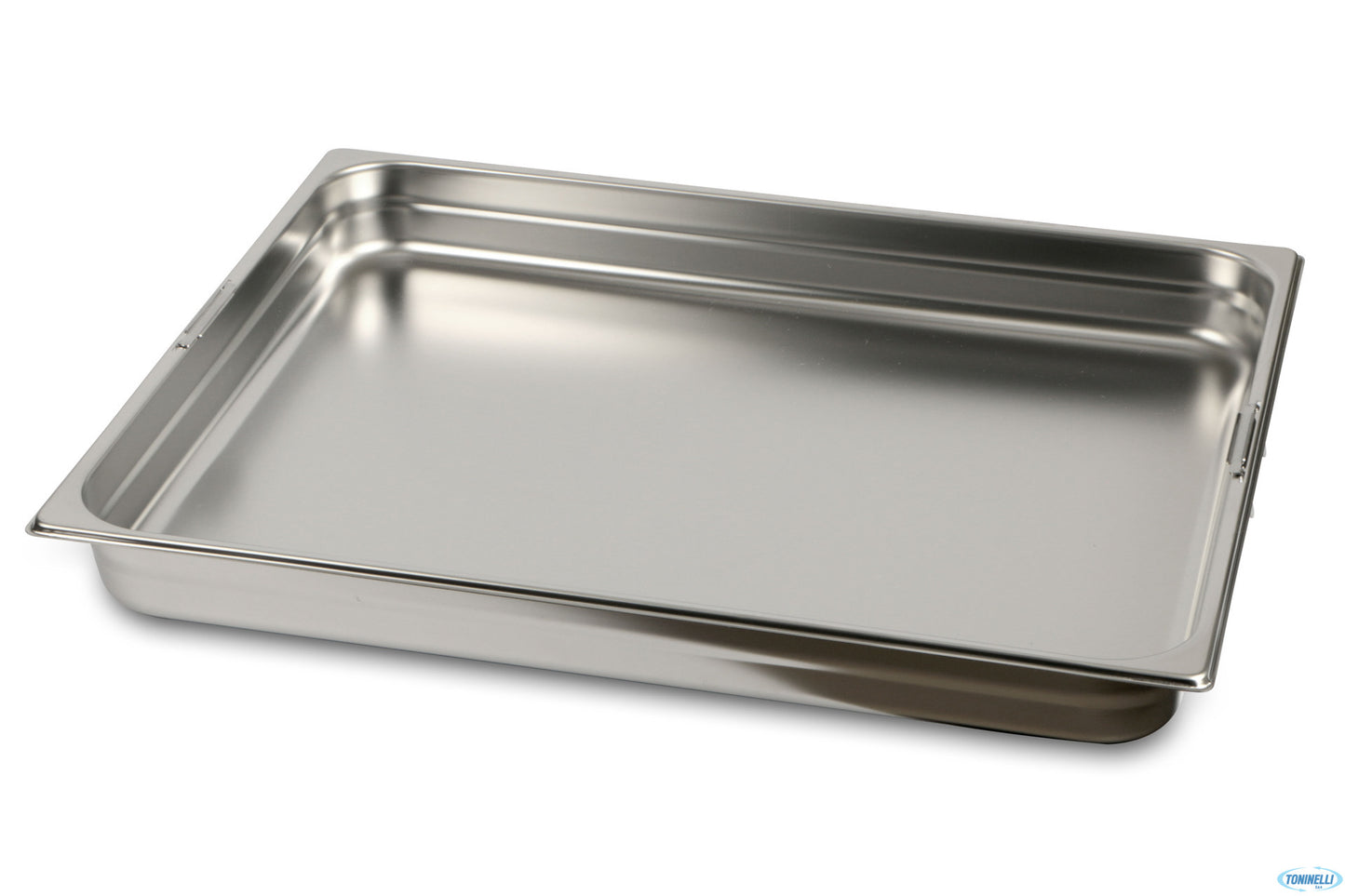 Gn Inox 2.1 Bacinella Cm 65X53 Con Maniglie Ba21065Mrl