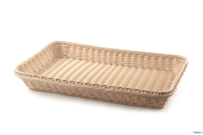 Gn Line-Cesta Buffet Polipropilene Gn 1.1 Cm.53X32,5Xh.6,5 Beige 40220