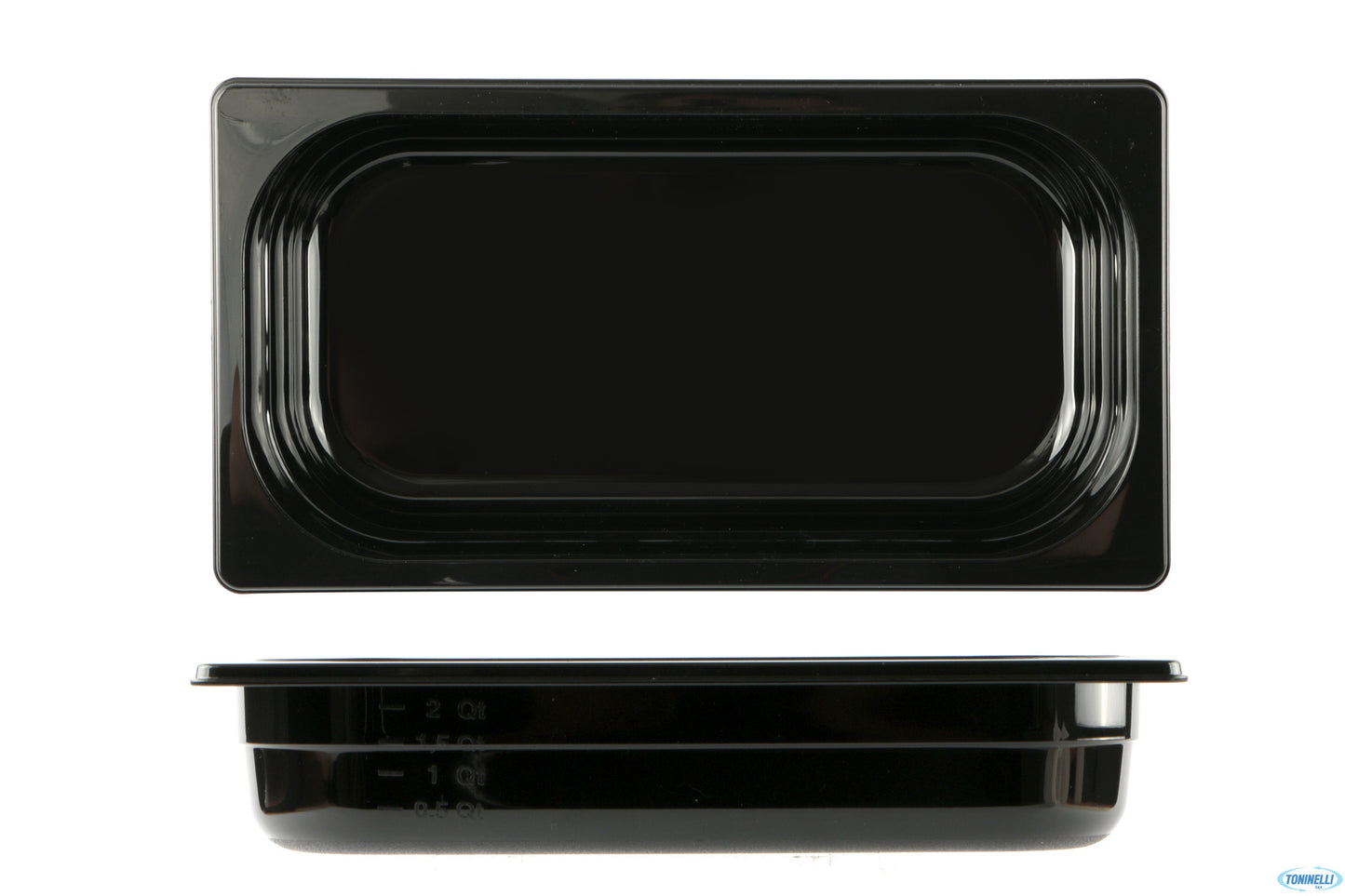 Gn Policarbonato Nero 1.3-Bacinella Cm 32,5X17,5 H.6,5 Lt.2,5 Bp13065