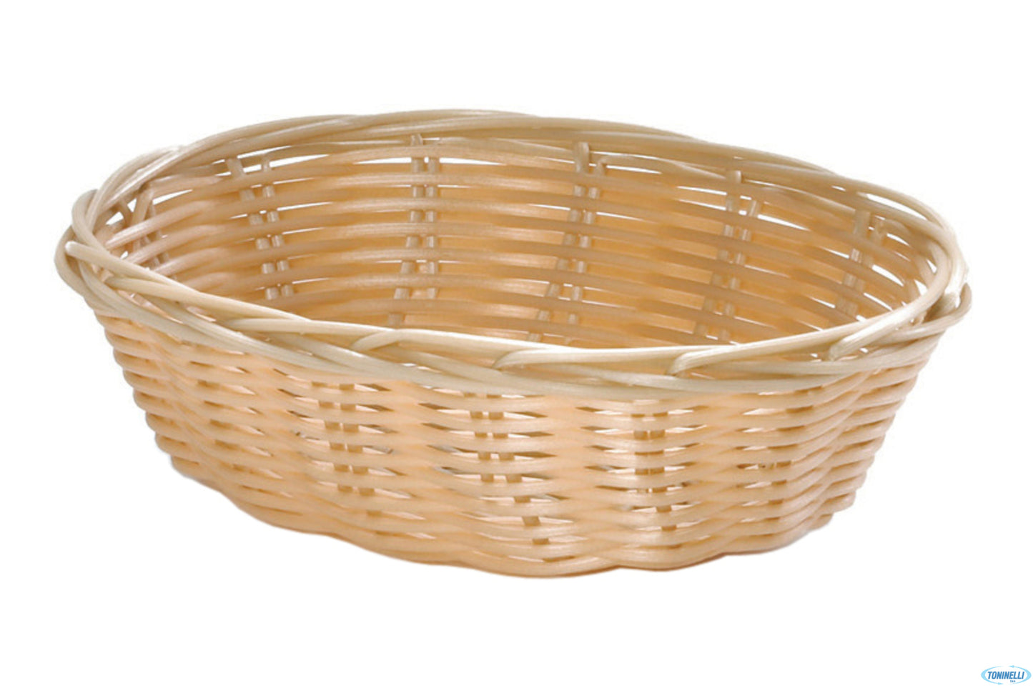 Horecaprofessional - Cestino Pane Ovale Cm.25X18 H 6,5 Naturale Hpb-5Bnt