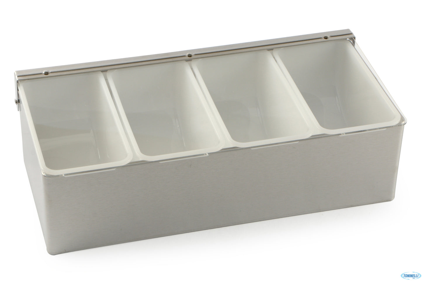 Horecaprofessional - Portacondimenti Inox 4 Vaschette Cd-4