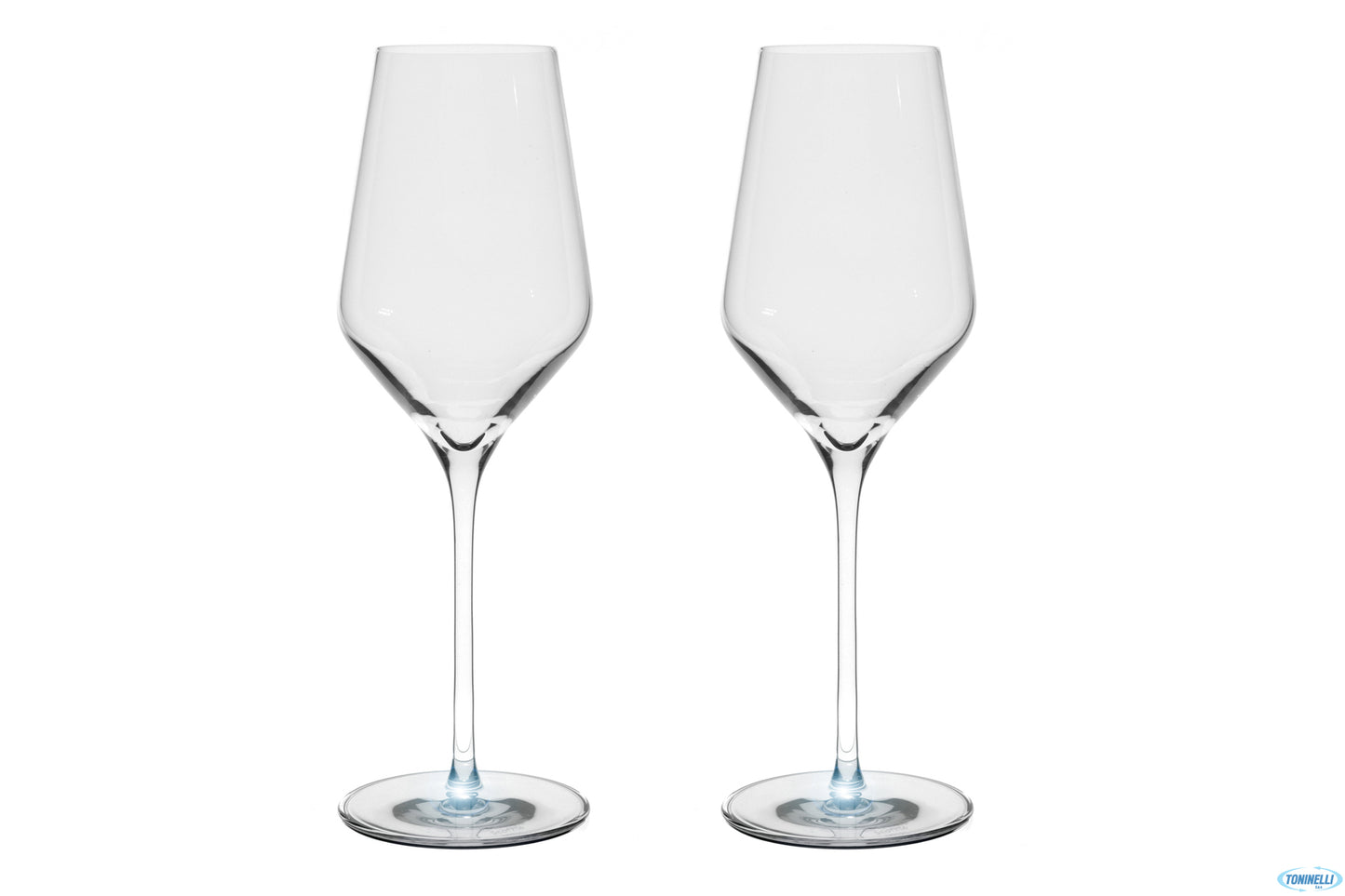 Highlight - Confezione 2 Calici Vini Bianchi Quatrophil Cl.40,5 Con Luce Bianca 2310003Hl002
