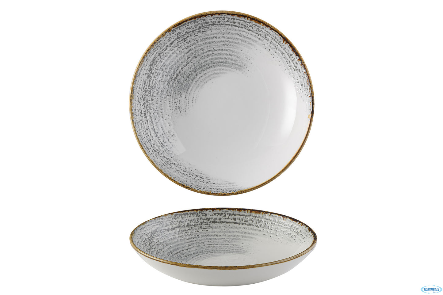 Homespun Accents Grey-Piatto Fondo Coupe Cm 24,8 Hajgevb91