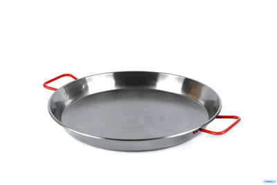 Ideal-Paellera Cm.55 Acciaio Al Carbonio Spazzolato G10055