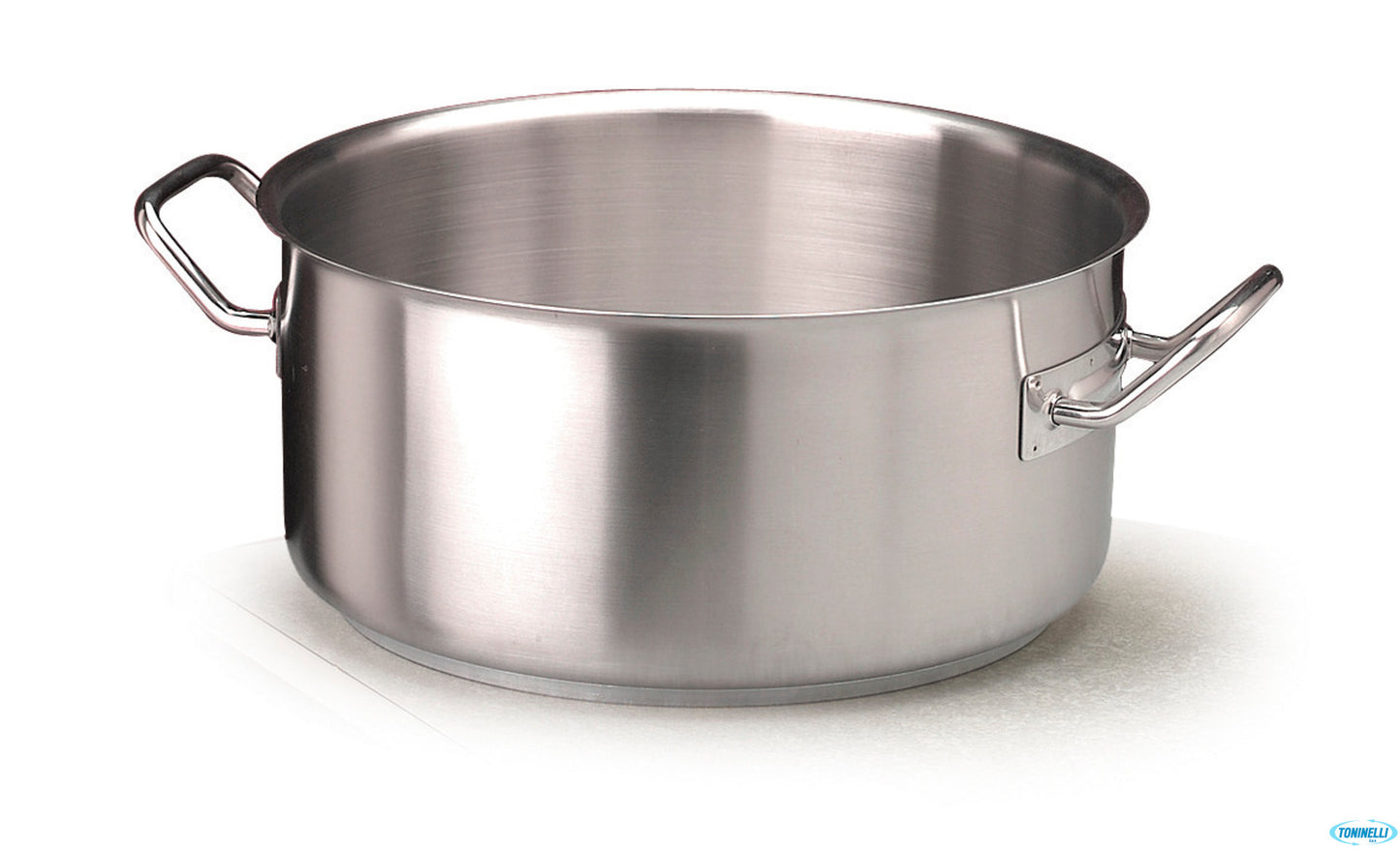 Casseruola Bassa 2 Maniglie Inox Cm 36 H 17 Induzione