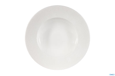 Isla White Rim-Pasta Bowl Cm 28 Whisiwbl1