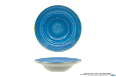 Pastabowl Java Aqua Blu Ø Cm.25 Interno Ø Cm.16 - Confezione da 6 Pz.