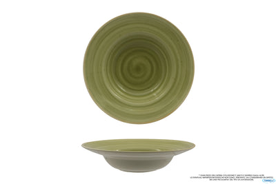 Pastabowl Java Meadow Green Ø Cm.25 Interno Ø Cm.16 - Confezione da 6 Pz.