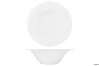 Jupiter Bianco -Piatto Porcellana Bianco Pasta Bowl Cm 27 3226