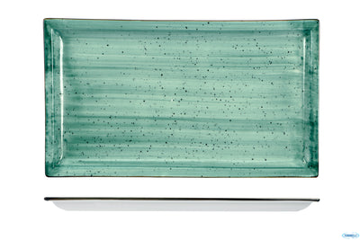 Justcolor Green-Piatto Rettangolare Cm.31X18 Chp11757-1096K2