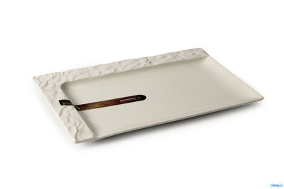 Justwhite Elite-Piatto Rettangolare Cm.33X22X2,3 Hp9796