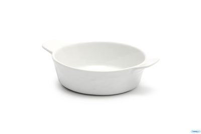 Justwhite-Mini Casseruola Tonda Cm 13,8 H 3,8 6678