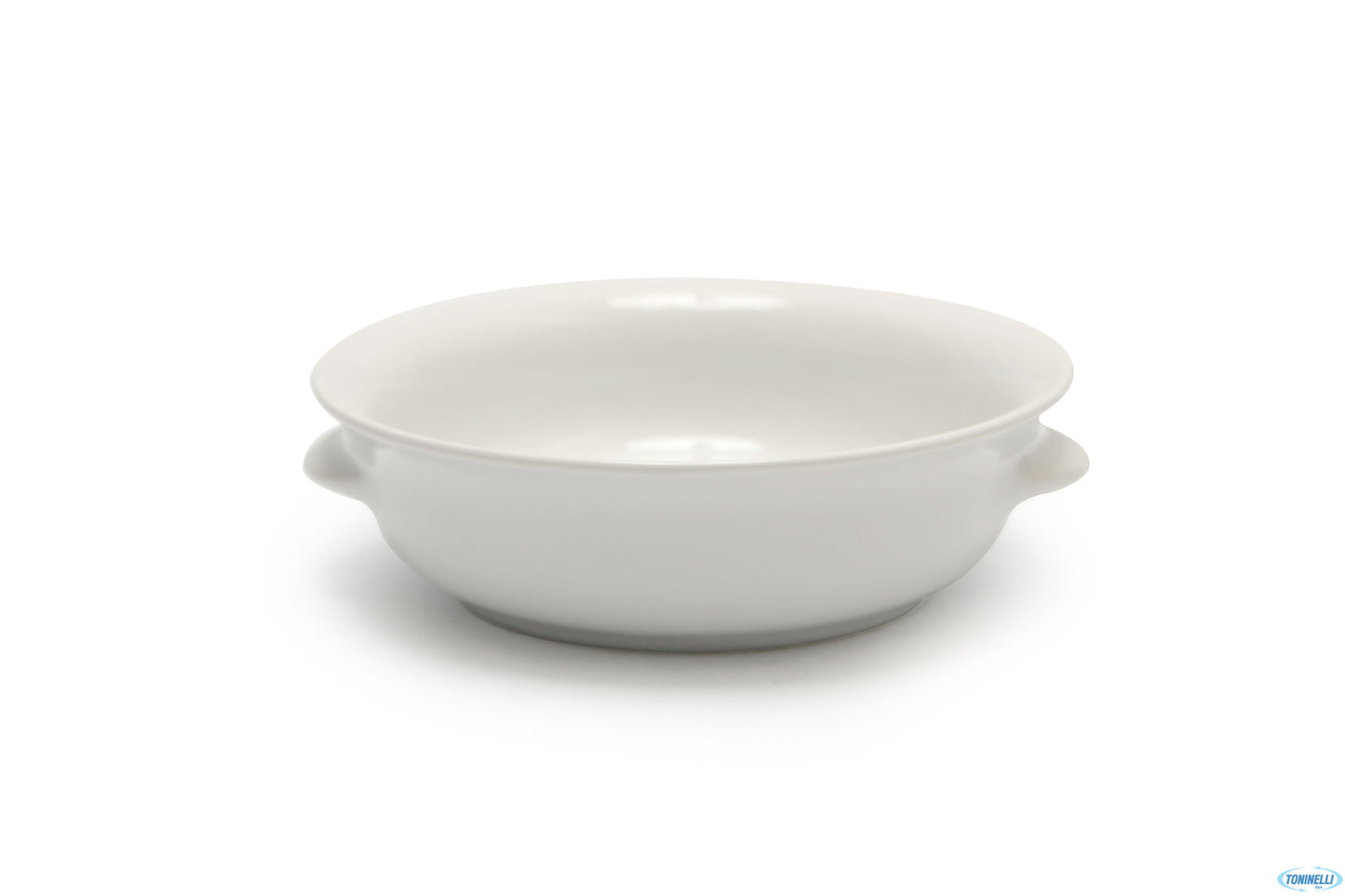 Justwhite-Tegamino Tondo Cm.15 Bianco H.5 4831M
