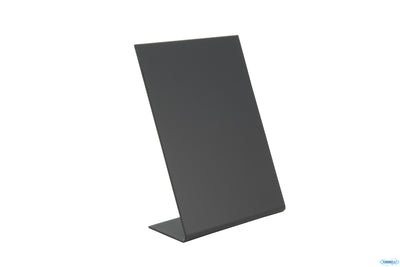 Set Da 3 Lavagne Nere Da Tavola A Forma Di L In Acrilico Formato A6 Cm 15,5X10 Tba-Bl-A6