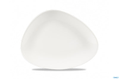 Lotus White-Piatto Chef Triangolare Cm 26,5X20,5 Whtc261