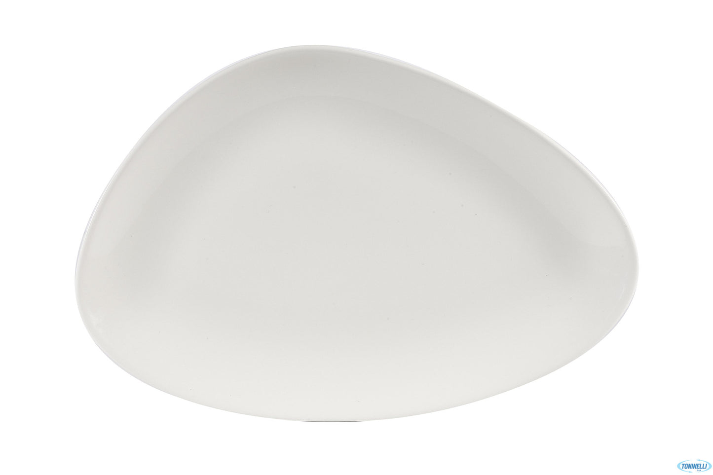 Lotus White-Piatto Chef Triangolare Cm 30,4X20,5 Whtc301