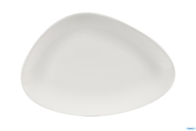 Lotus White-Piatto Chef Triangolare Cm 30,4X20,5 Whtc301