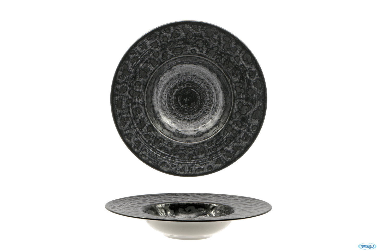 Matheria Black-Pasta Bowl In Porcellana Cm.27