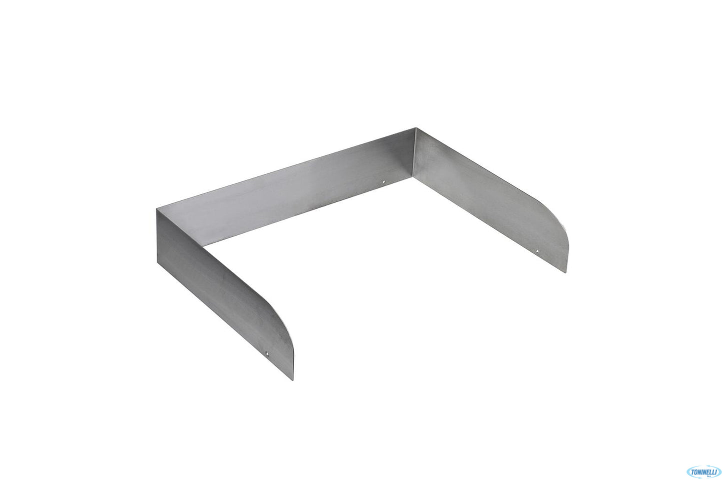 Mec-Guida Fermavassoi Per Contenitore Rifiuti Inox Satinato (Cod 14057) Cm 60X46 H 15 789010