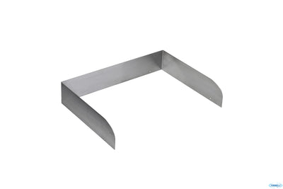 Mec-Guida Fermavassoi Per Contenitore Rifiuti Inox Satinato (Cod 14057) Cm 60X46 H 15 789010