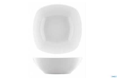 Piatto Fondo Medusa Bianco Cm.19x19 - Confezione da 12 Pz.
