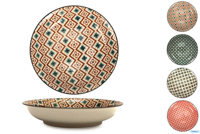 Mosaik-Piatto Fondo Cm.20 Decori Assortiti Rh42929-20
