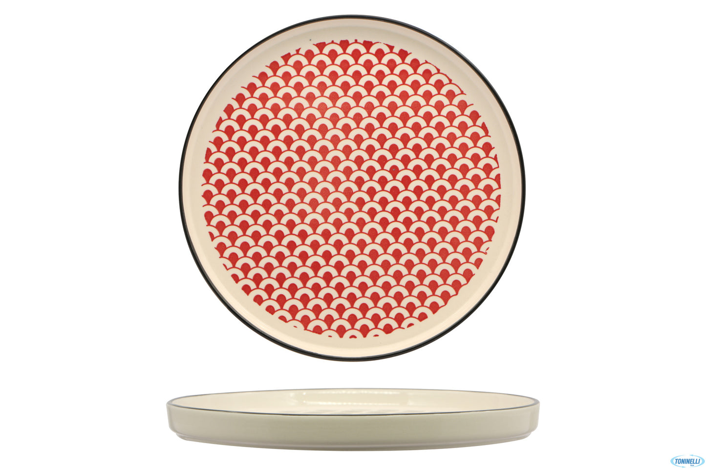 Mosaik-Piatto Nordic Cm.27 Red Rh43880-27-J63B