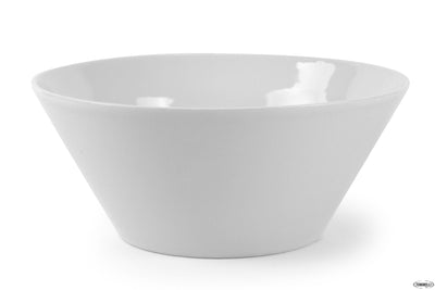 Napoli Bianco-Insalatiera Porcellana Conica Cm 13