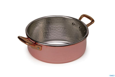 Rame Family - Casseruola 2 Manici Cm.20 Cocu4M20