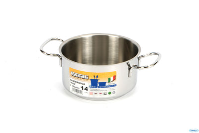 Realterm-Casseruola Alta 2 Manici Cm.14 C214