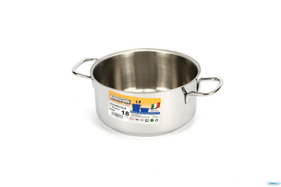 Realterm - Casseruola Alta 2 Manici Cm.18 C218