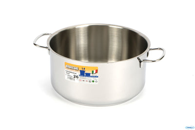 Realterm - Casseruola Alta 2 Manici Cm.26 C226