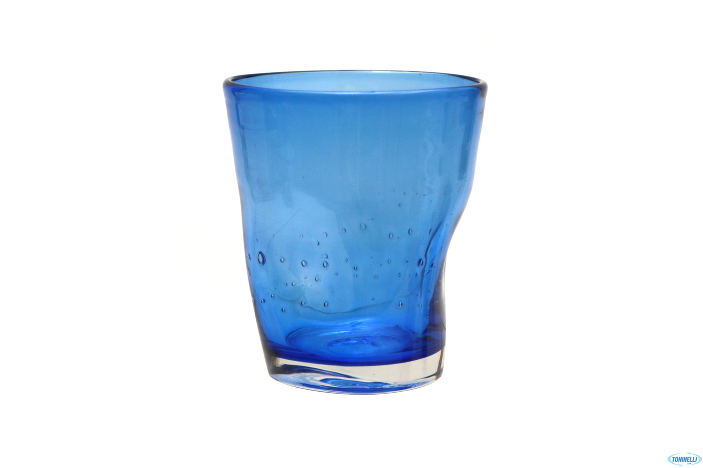 Rialto-Bicchiere Acqua Cl.35 Incamiciato Blu T090105Cb