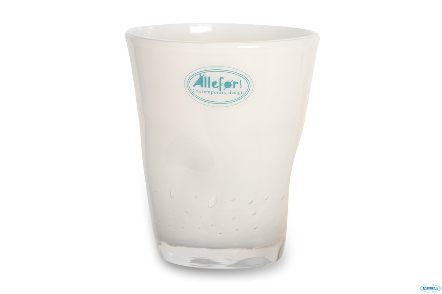 Rialto-Bicchiere Acqua Cl.35 Incamiciato Bianco T090105Cw