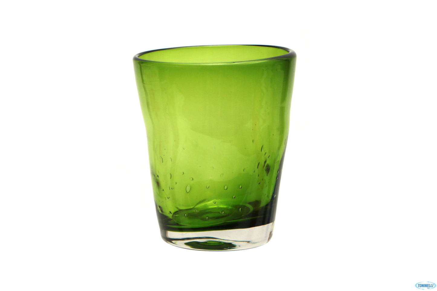 Rialto-Bicchiere Acqua Cl.35 Incamiciato Verde T090105Ca