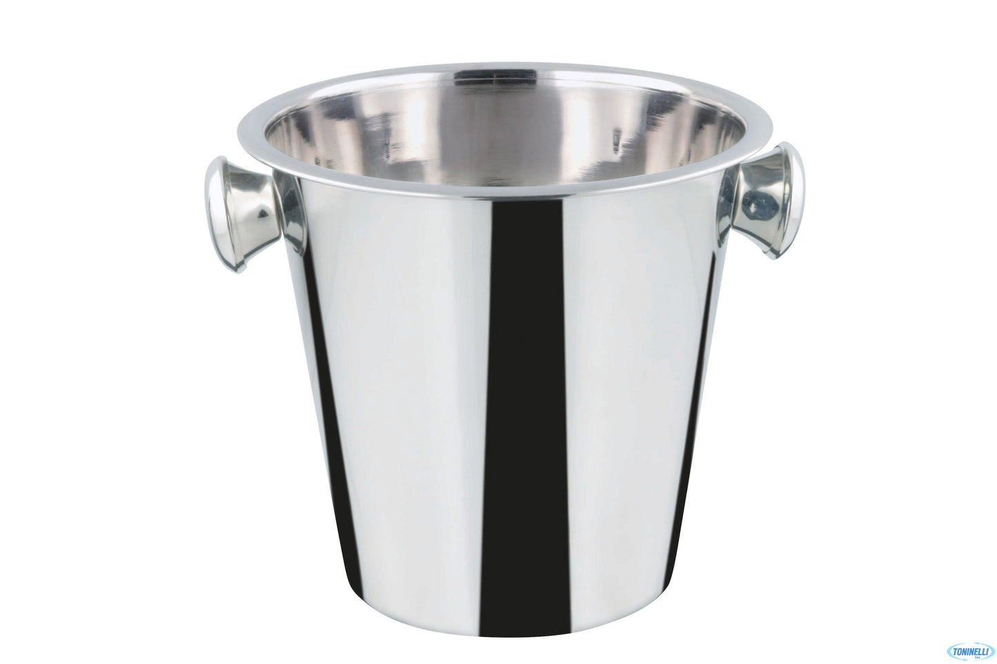 Secchiello Champagne Acciaio Inox Cm 20 Con Pomoli